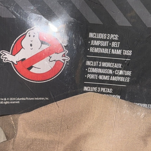 NWT Columbia Pictures Ghostbusters Ladies Costume w/ 4 Name Patches Size 2XL - Picture 5 of 6